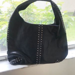 Michael Kors Black Leather stud Bag